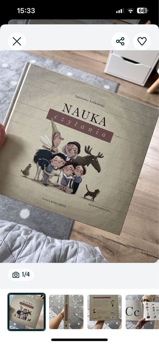 Nauka czytania. Nasza ksiegarnia.