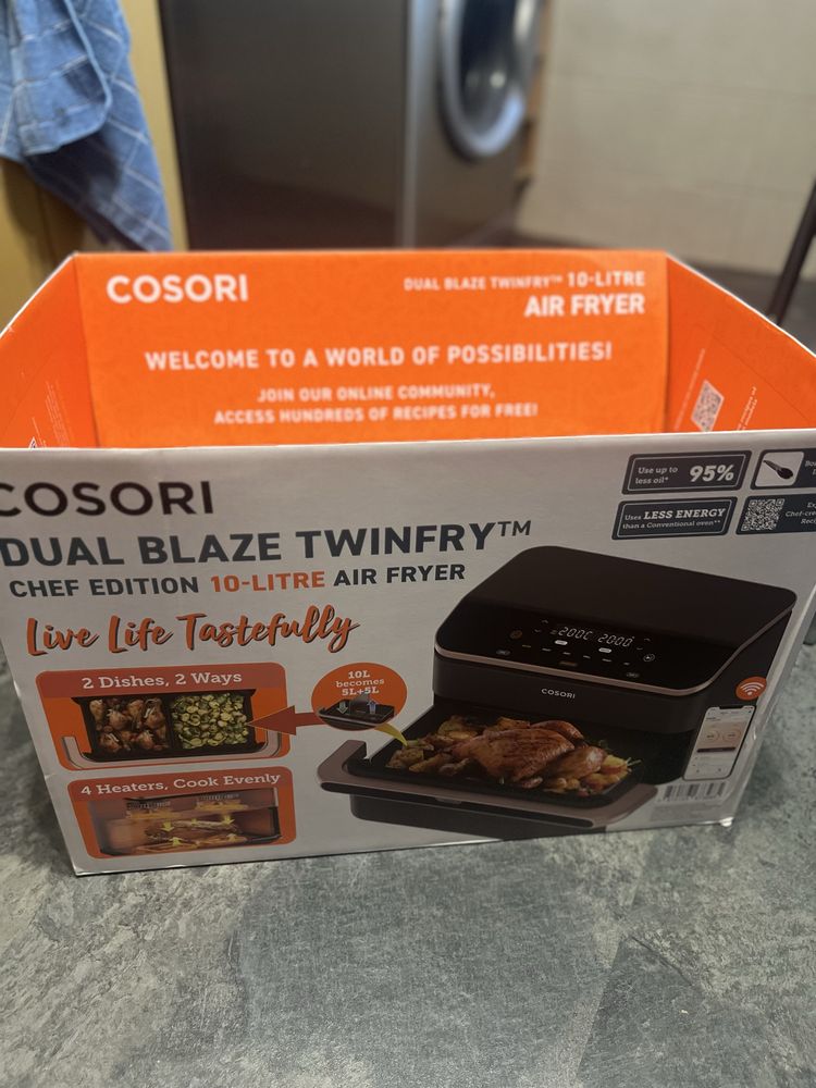 Air Frier Cosori Dual Blaze 10 litros nova e com garantia até 16/02/27