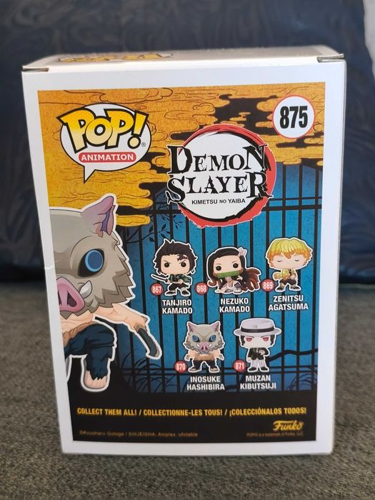 POP! Inosuke Flocked 9 cm - Demon Slayer: Kimetsu no Yaiba