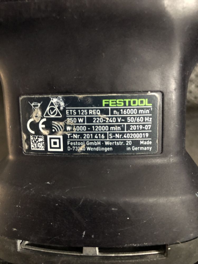 Ексцентрикова шліфувальна машинка Festool ETS 125 REQ