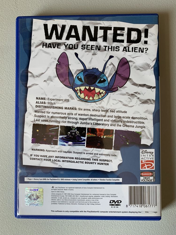 [Playstation2] Disney's Stitch: Experiment 626