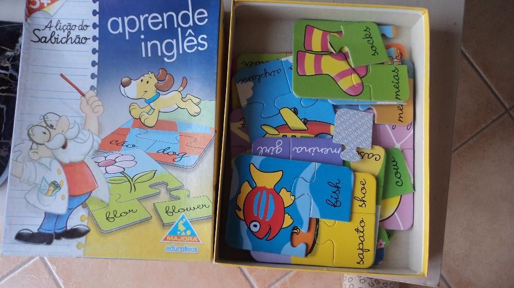 Puzzle Majora "A lição do Sabichâo: aprende Inglês" + 5 anos