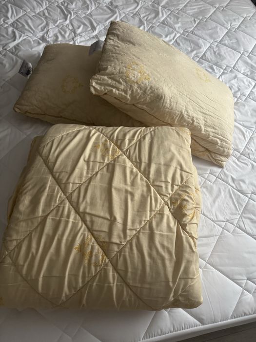 Набір ковдра євро плюс подушки дві 50 на 70