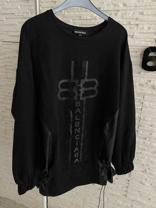 BB bluza biżuteryjna ściągacze wstawki nylonowe L-XL