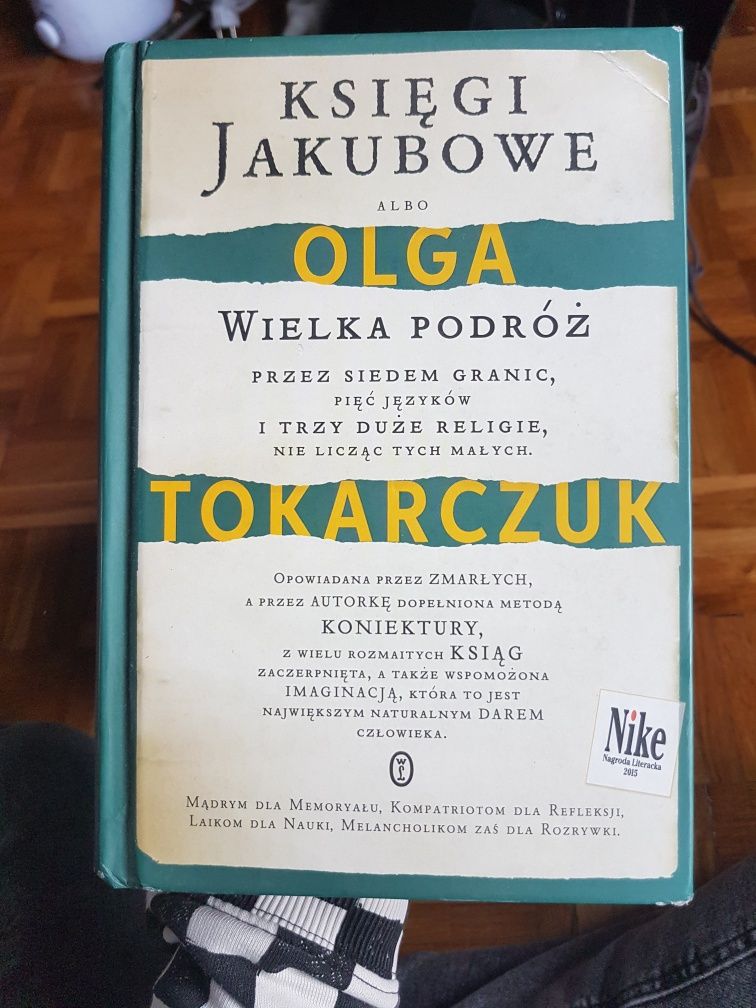 Olga Tokarczuk księgi jakubowe