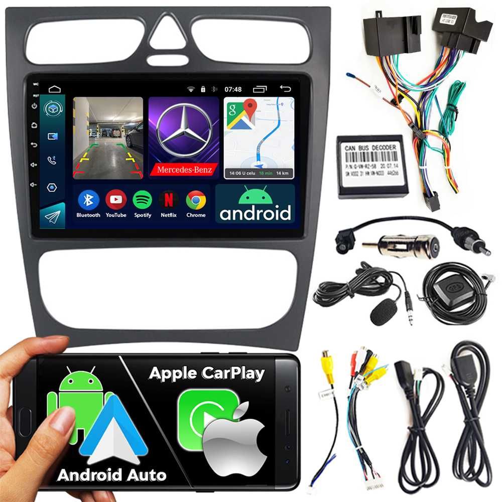 Radio Android MERCEDES C klasa CLK w203 GPS 4/64GB