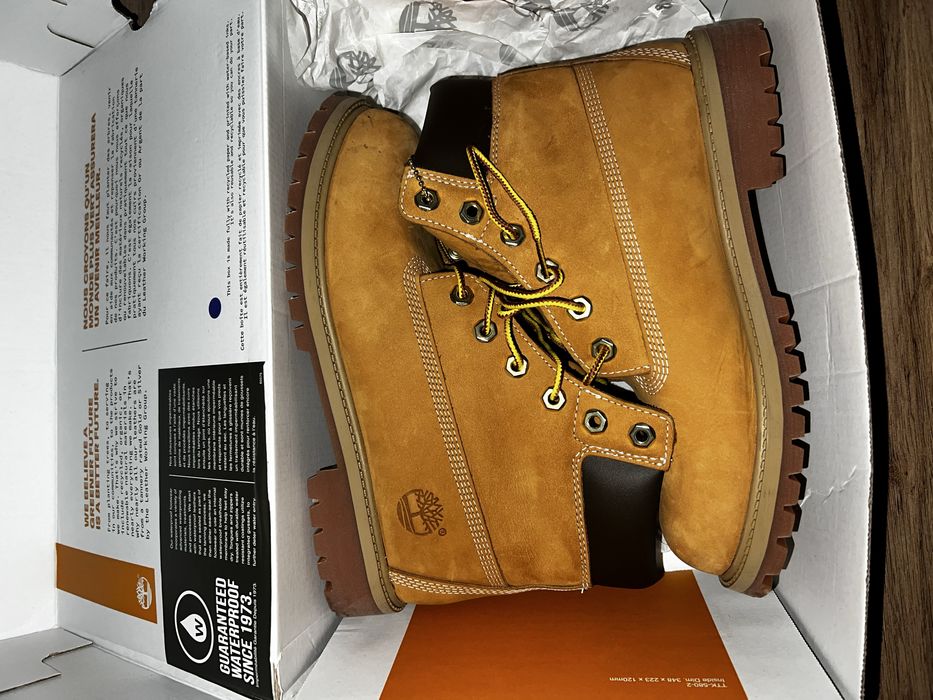 Timberland Premium 6 in lace waterproof wheat