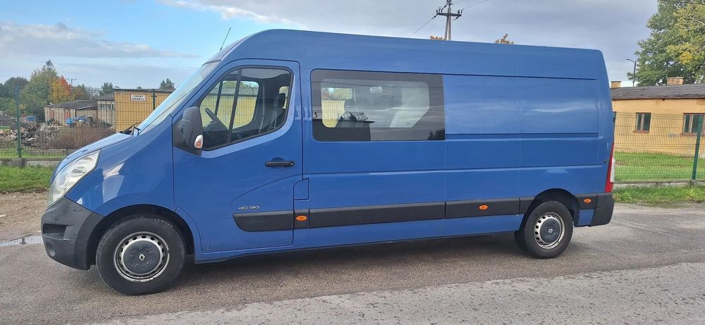 Renault Master  Renault Master L3H2 2.3 150KM 2013r Brygadówka 6 osób