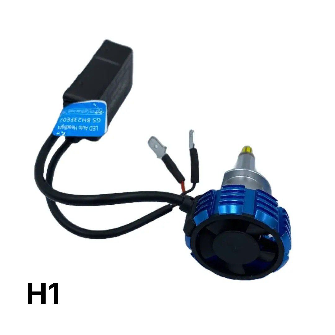 Комплект LED ламп в лінзу 360° H7-H1 12V 50W 6000K CANBUS