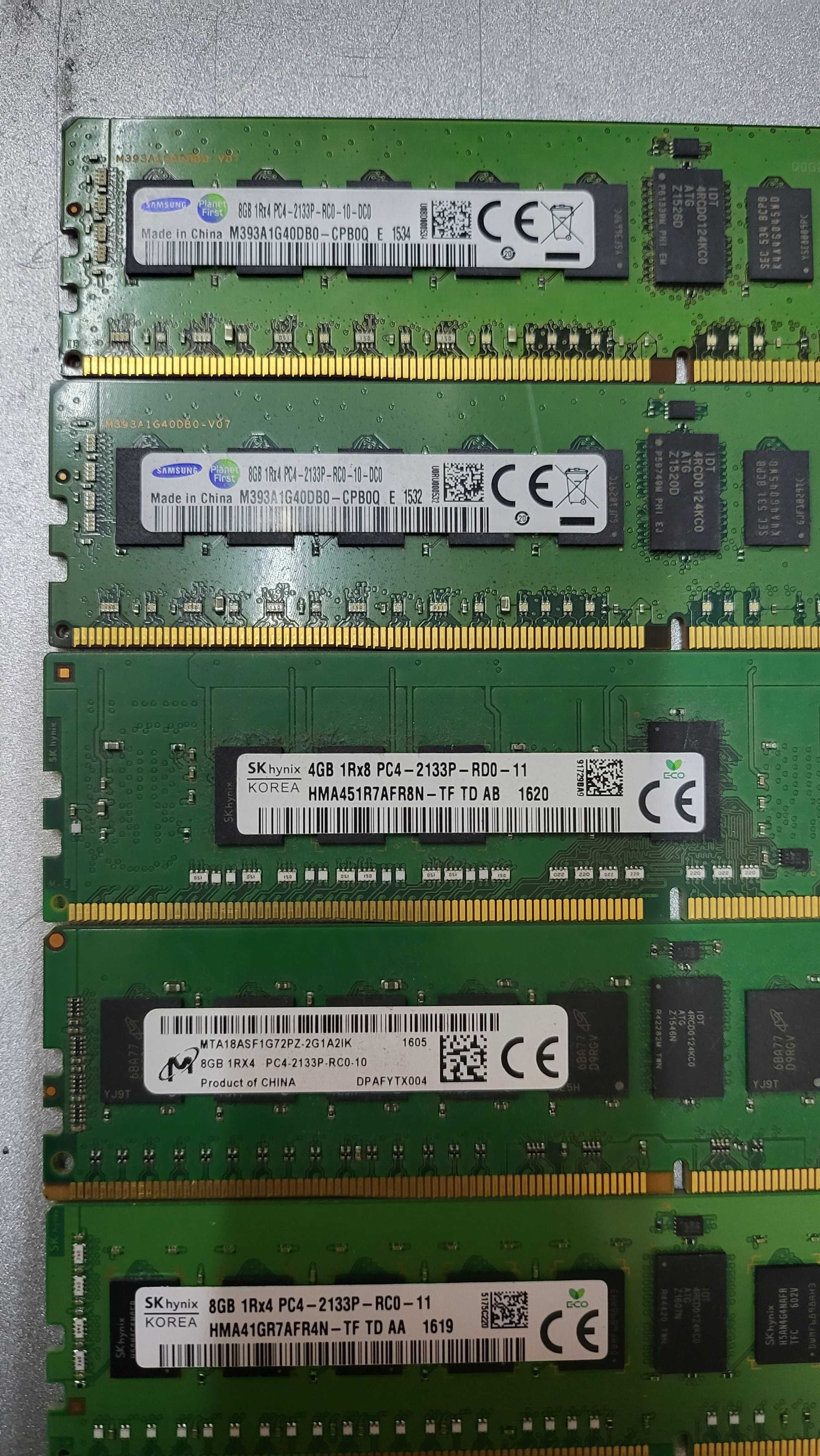 Оперативна пам'ять Samsung, Micro, hynix 8Gb DDR4 2133mhz для серверів