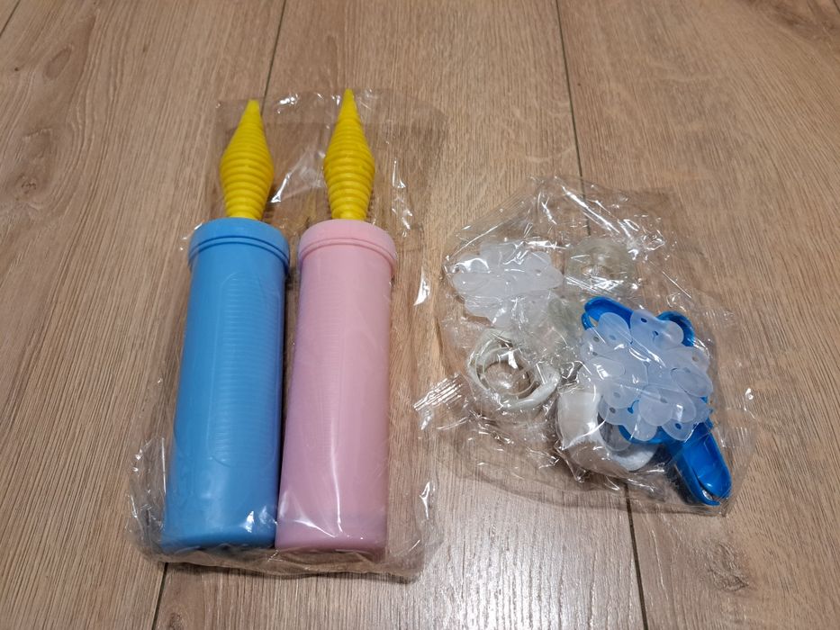 Ręczna pompka do balonów zestaw 2 szt.