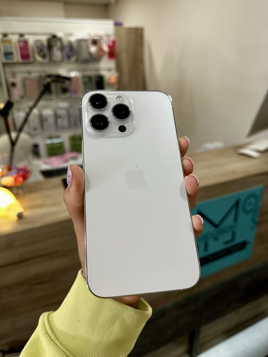Iphone 14 Pro Max 128 Gb Silver Ідеал Розстрочка Обмін Магазин Знижка