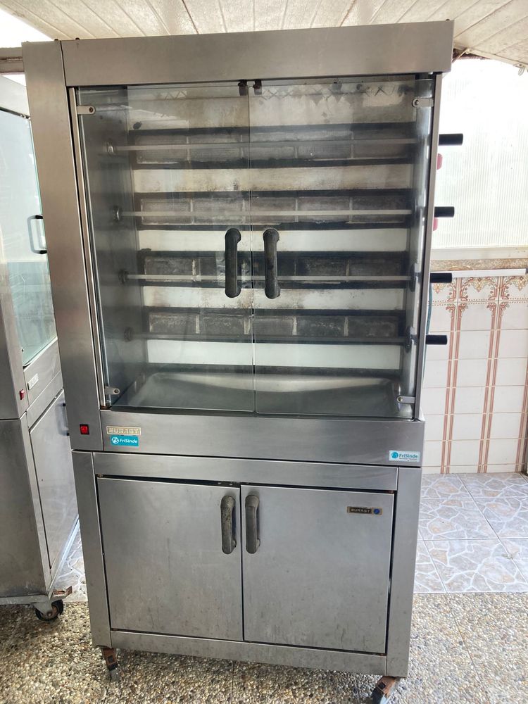 Maquinas assar 20 frangos super negocio