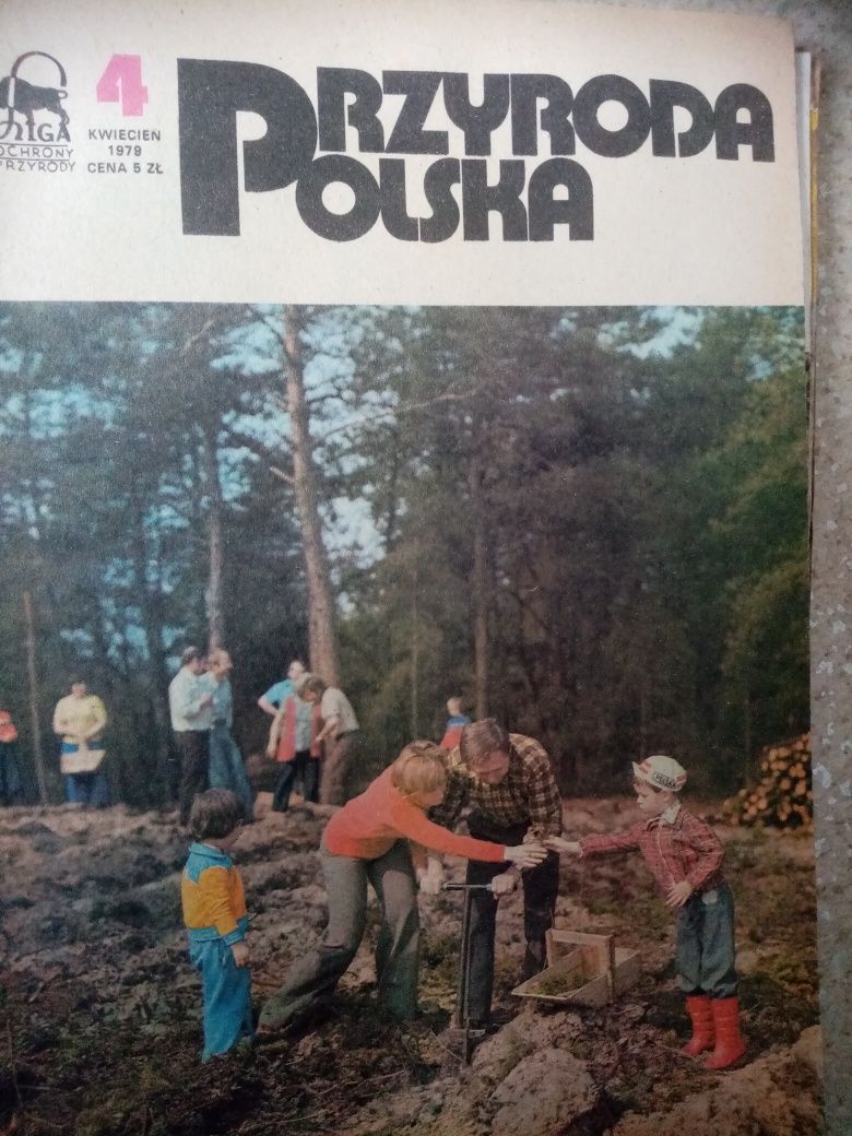 Gazety Przyroda Polska od '71 do' 79 roku