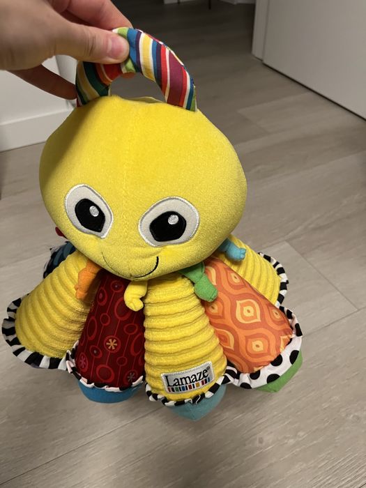 Ośmiornica Lamaze z grającymi/piszczącym mackami
