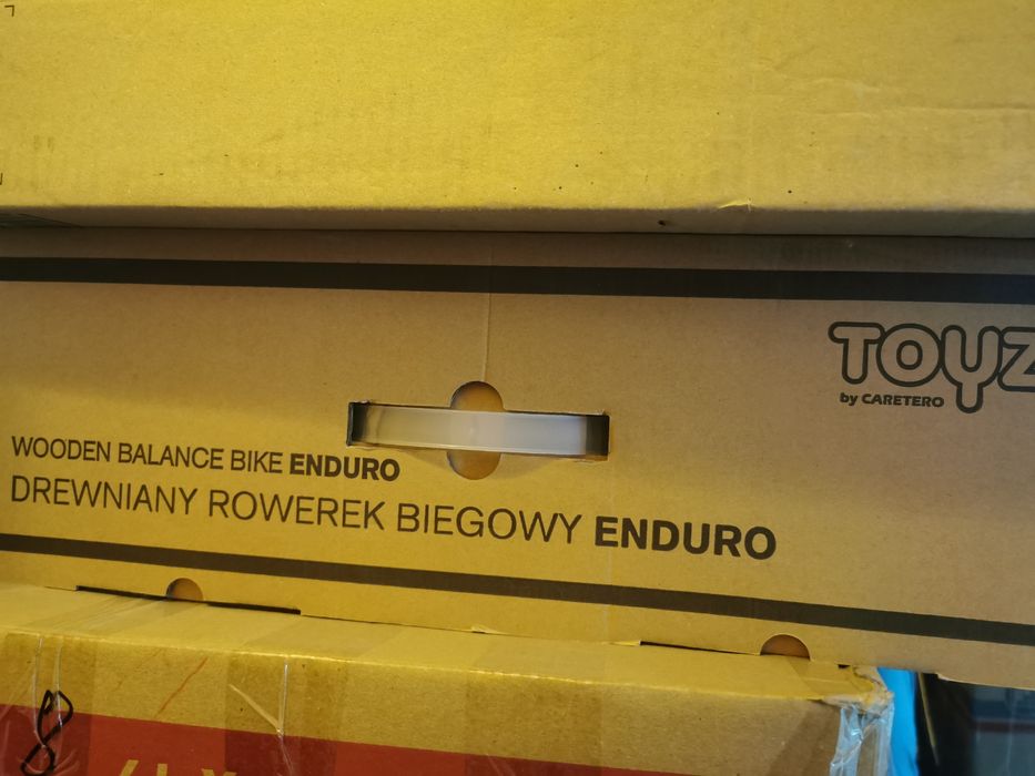 Drewniany Rowerek biegowy enduro toyz