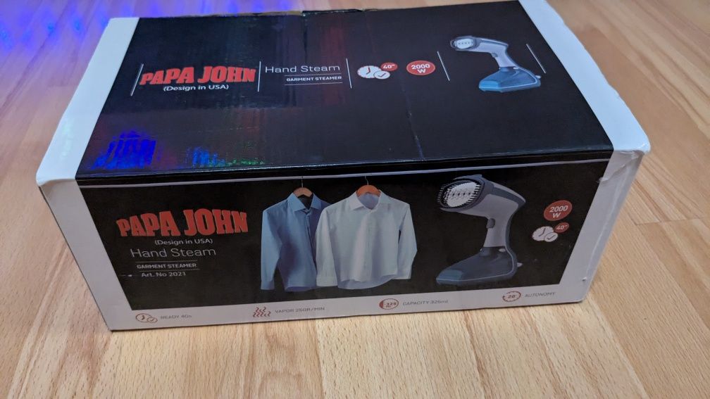 Ручний вертикальний відпарювач Papa John