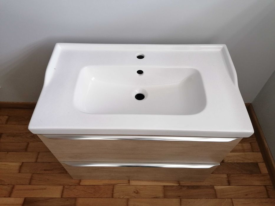 Szafka z umywalką 80cm NOWA