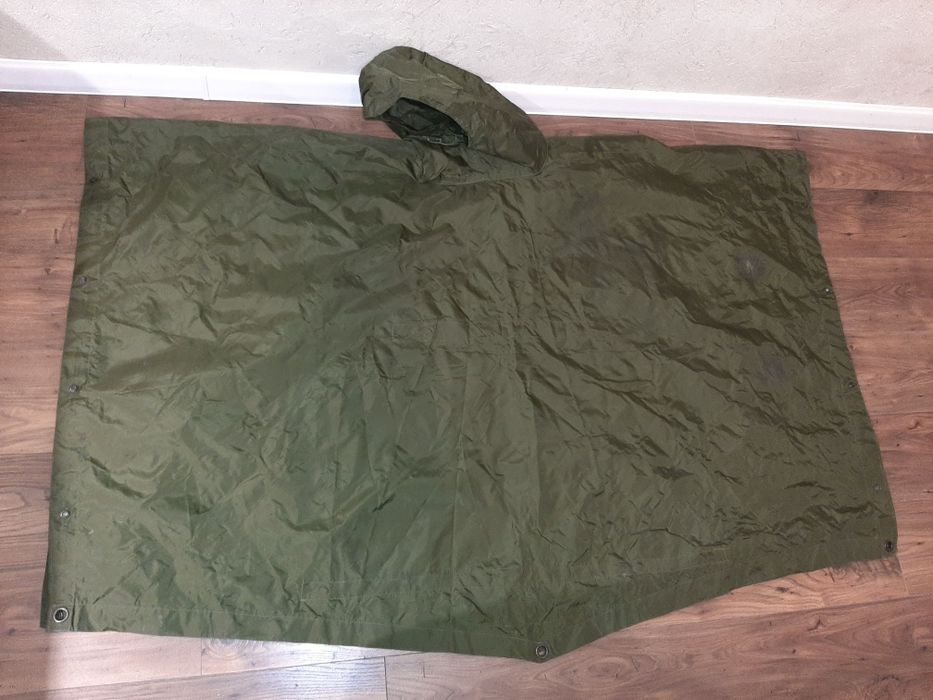 Brytyjska pałatka peleryna wojskowa tarp lavvu poncho - olive green