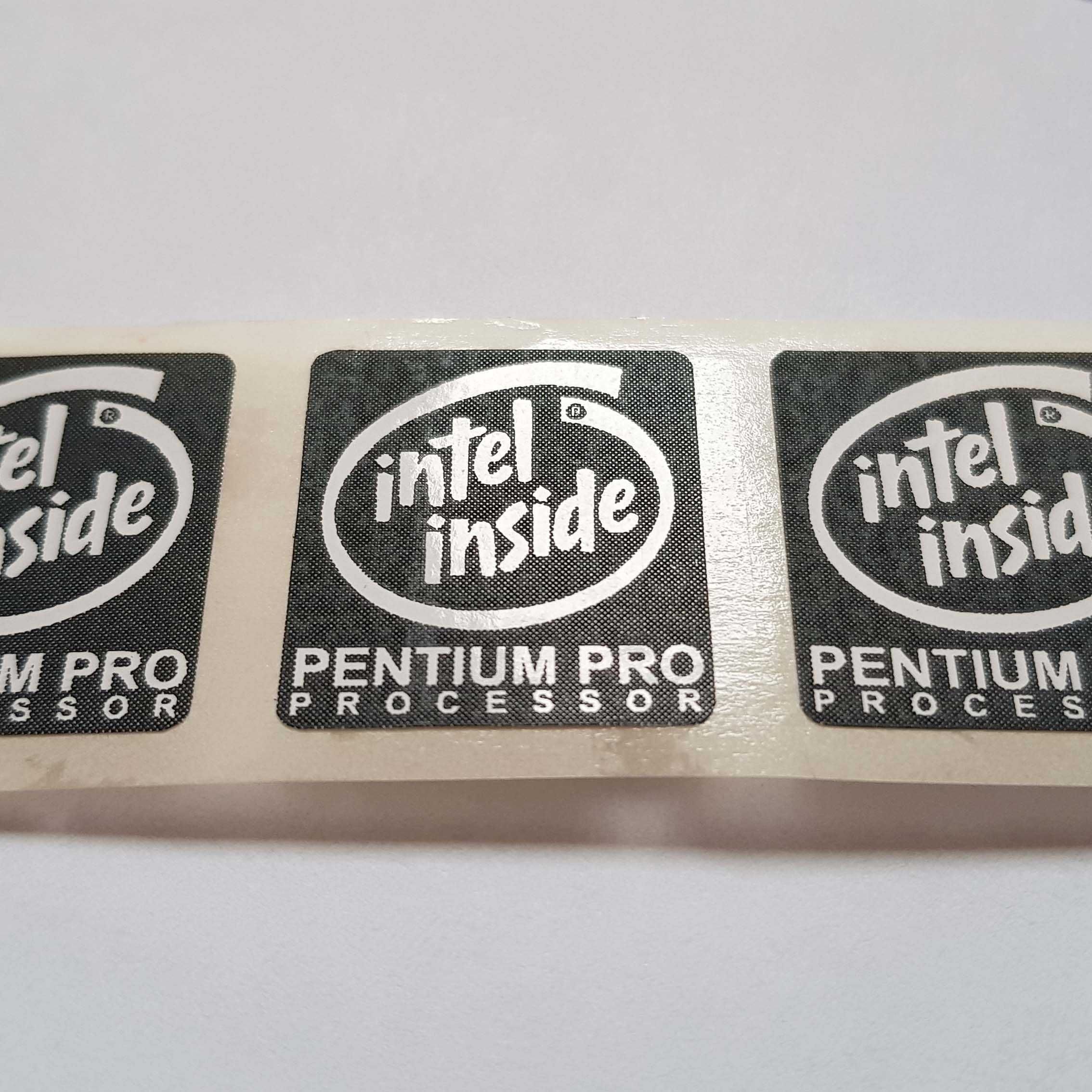 Intel Pentium Pro наклейки на компьютер PC sticker