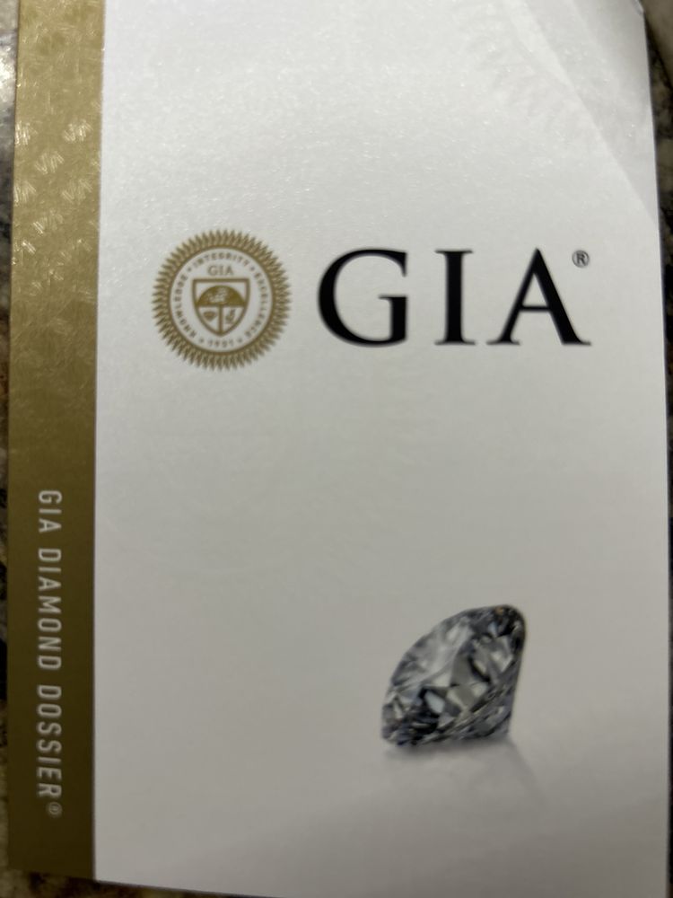 Терміново !Золотое кольцо с бриллиантом 0,40 ct. GIA