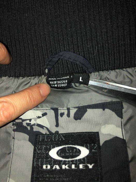 пуховик куртка бомбер oakley