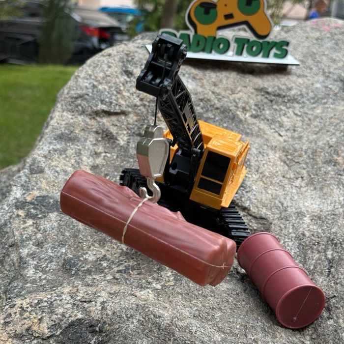Экскаватор-кран на радиоуправлении «Catcher». Экскаватор на пульте