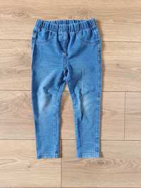 Spodnie jeansowe jeansy rurki Next 98