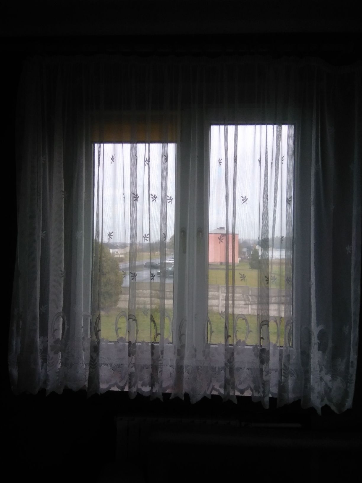 Firanka żakardowa bez prasowania