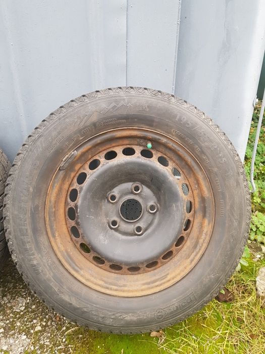 Продам диски з шинами r15 195/65 5*112