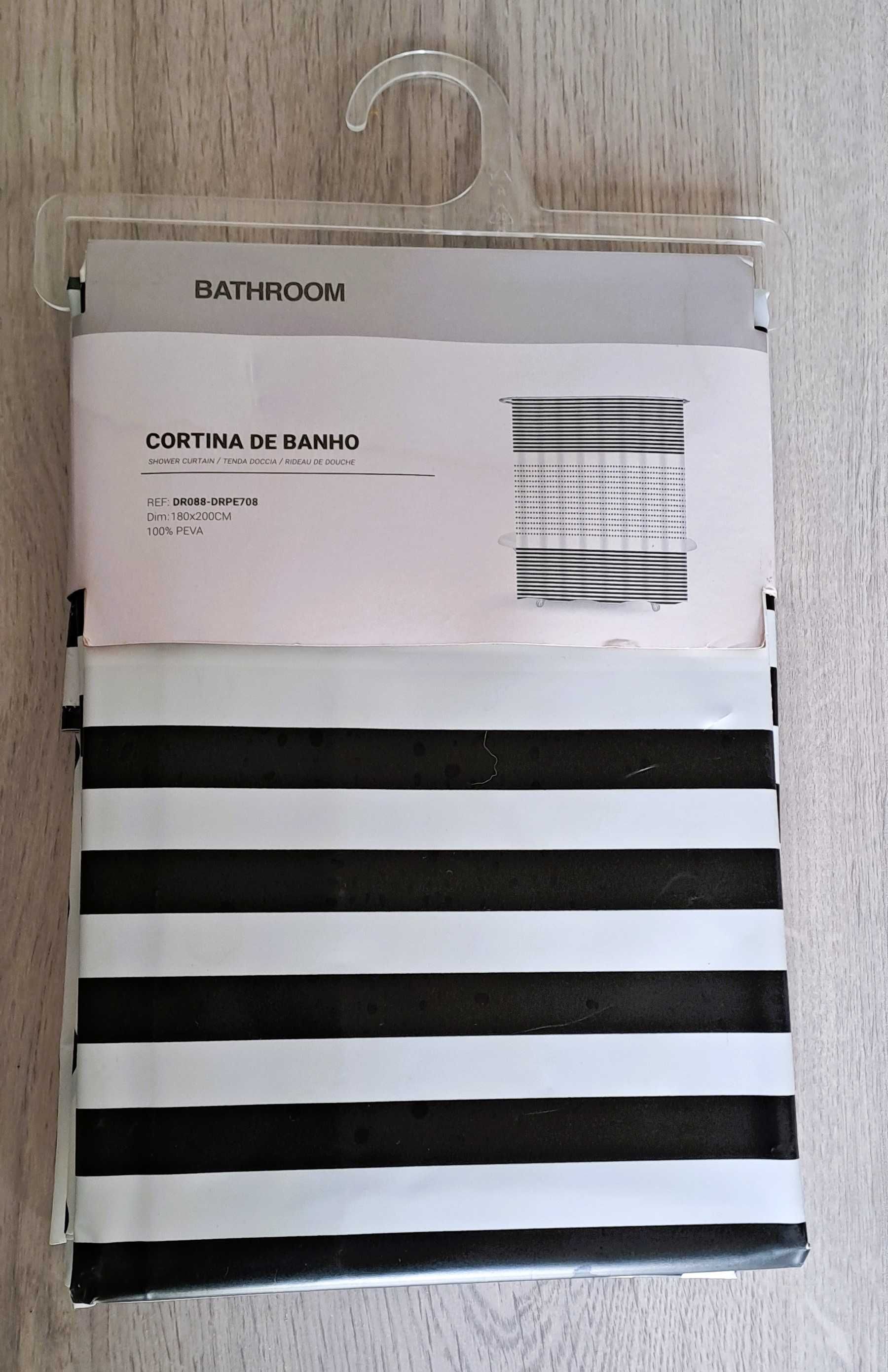 Cortina Banho 180x200cm (Novo)
