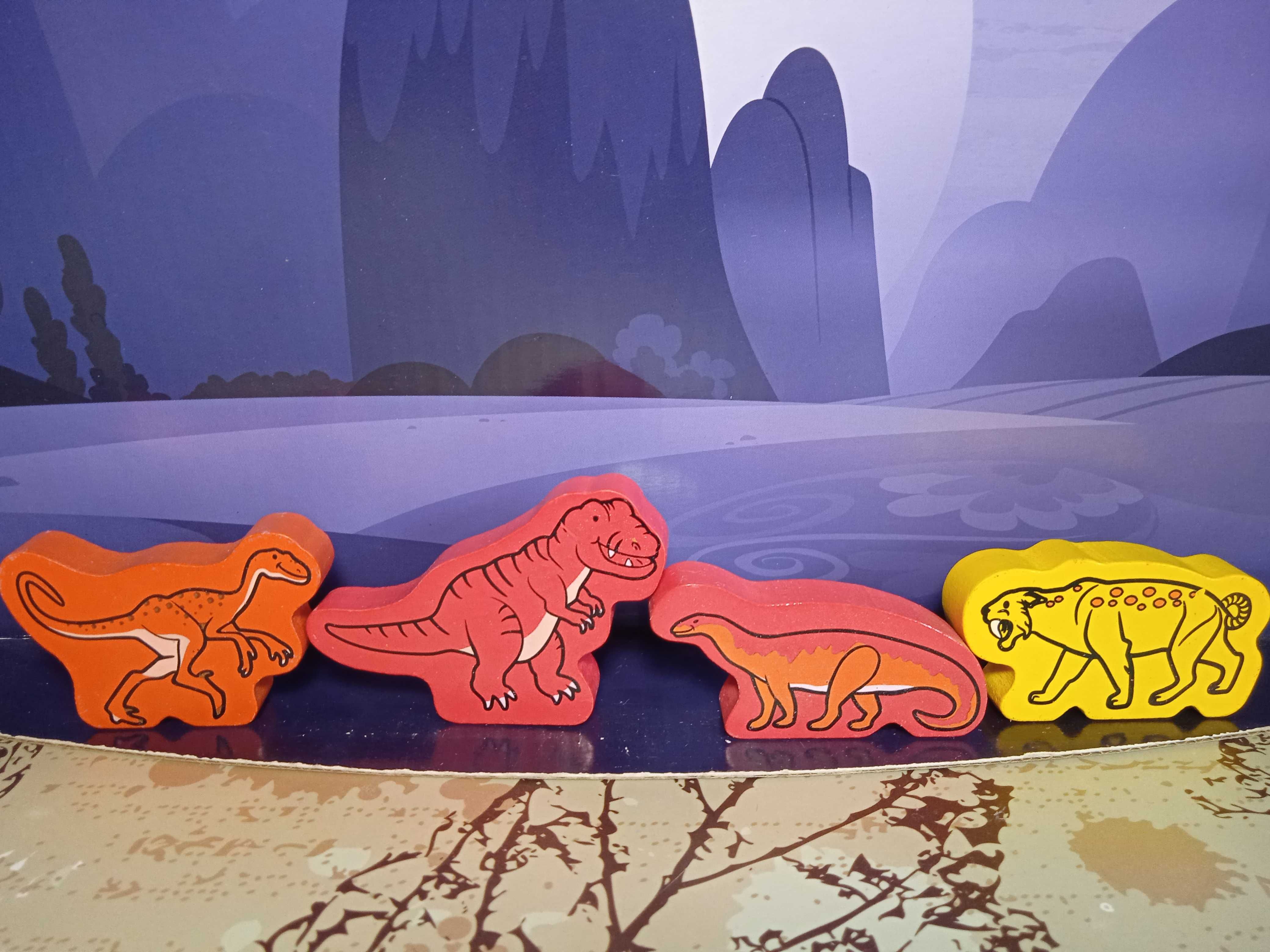 Набор деревянных фигурок динозавры Hape