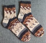 Skarpetki wełną 75% handmade