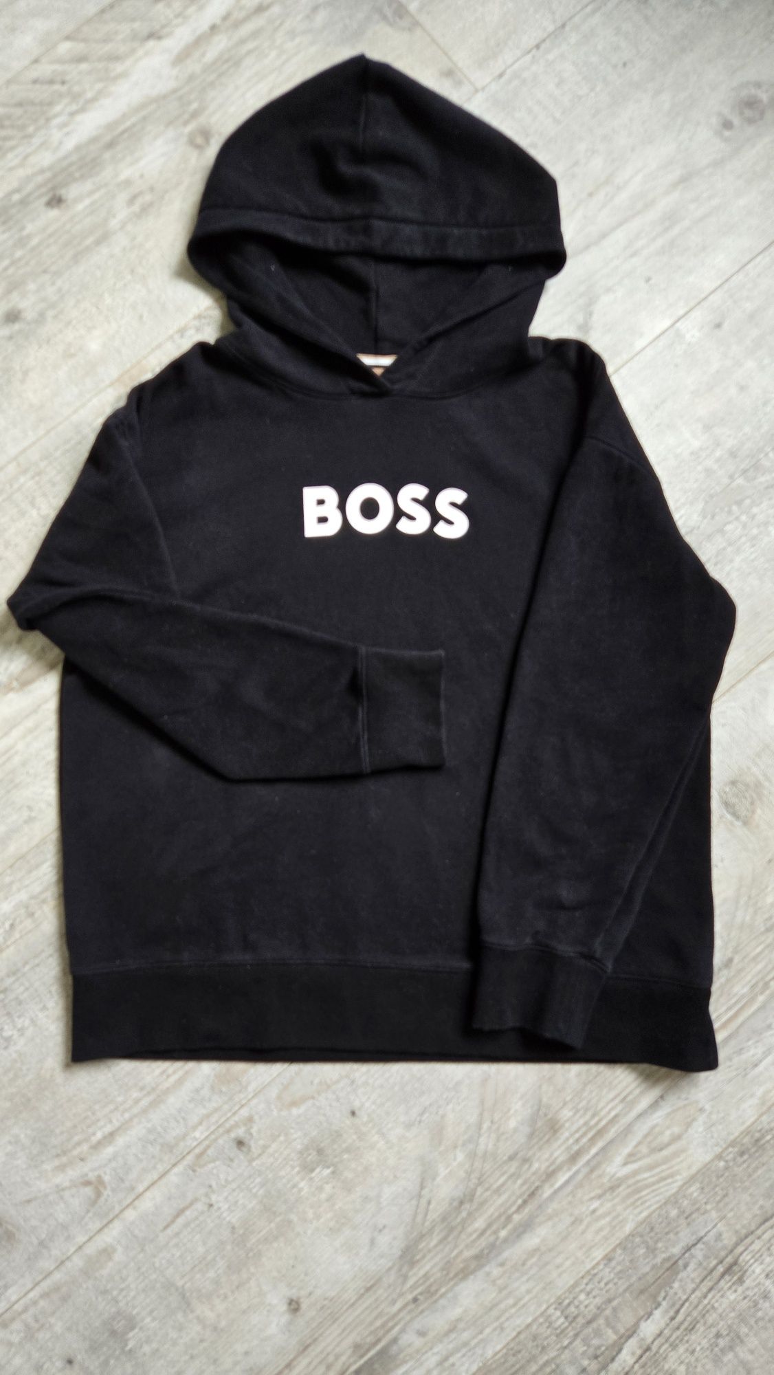 Czarna bluza z kapturem Hugo Boss L