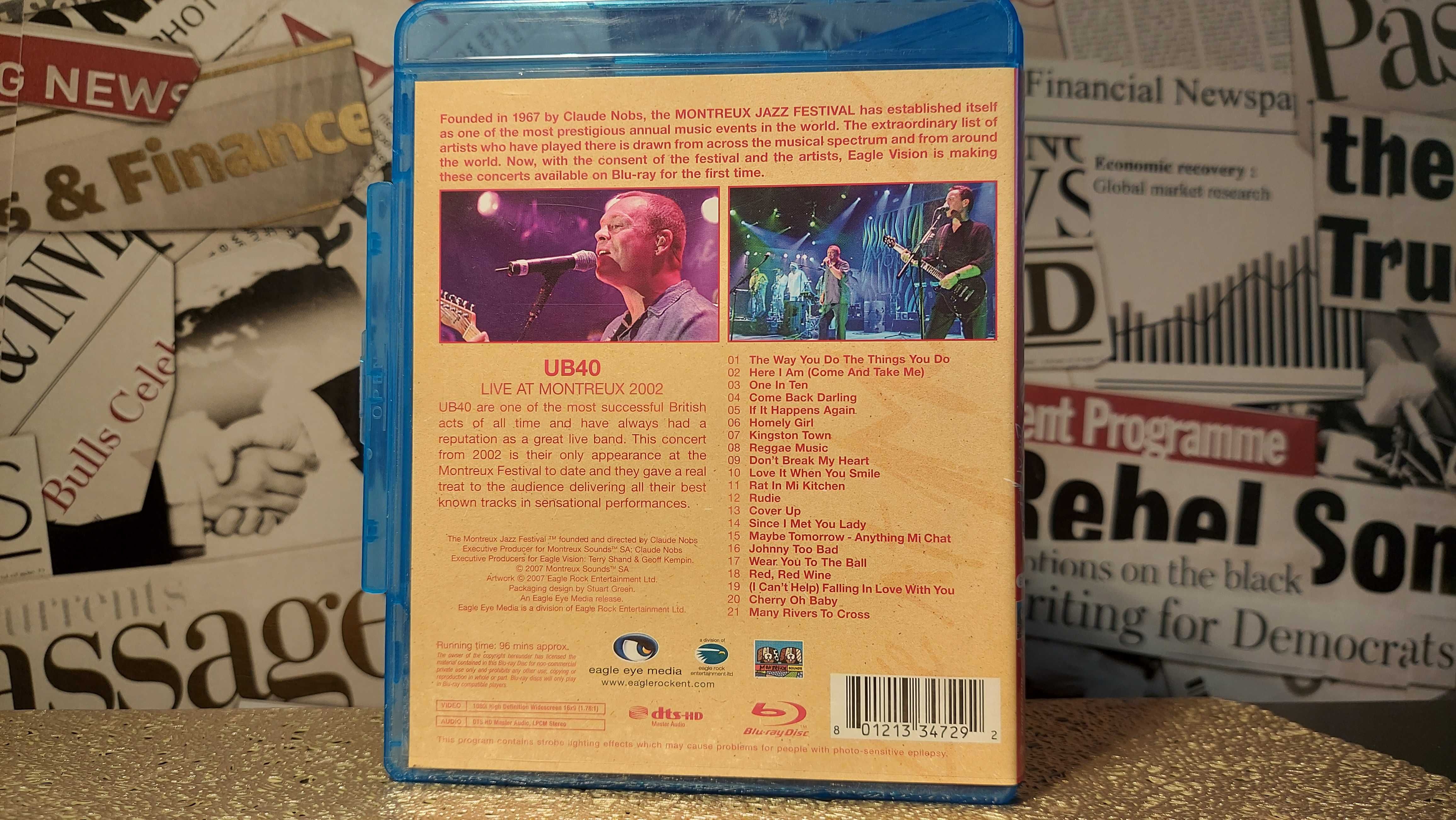 UB40 - Live At Montreux Koncert na płycie Blu-ray