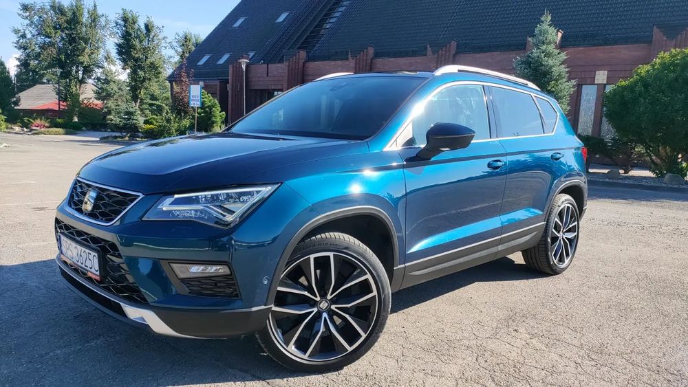 Seat Ateca 2.0 TSI 4X4 Alkantara ACC Full led Serwis ASO, bezwypadkowy