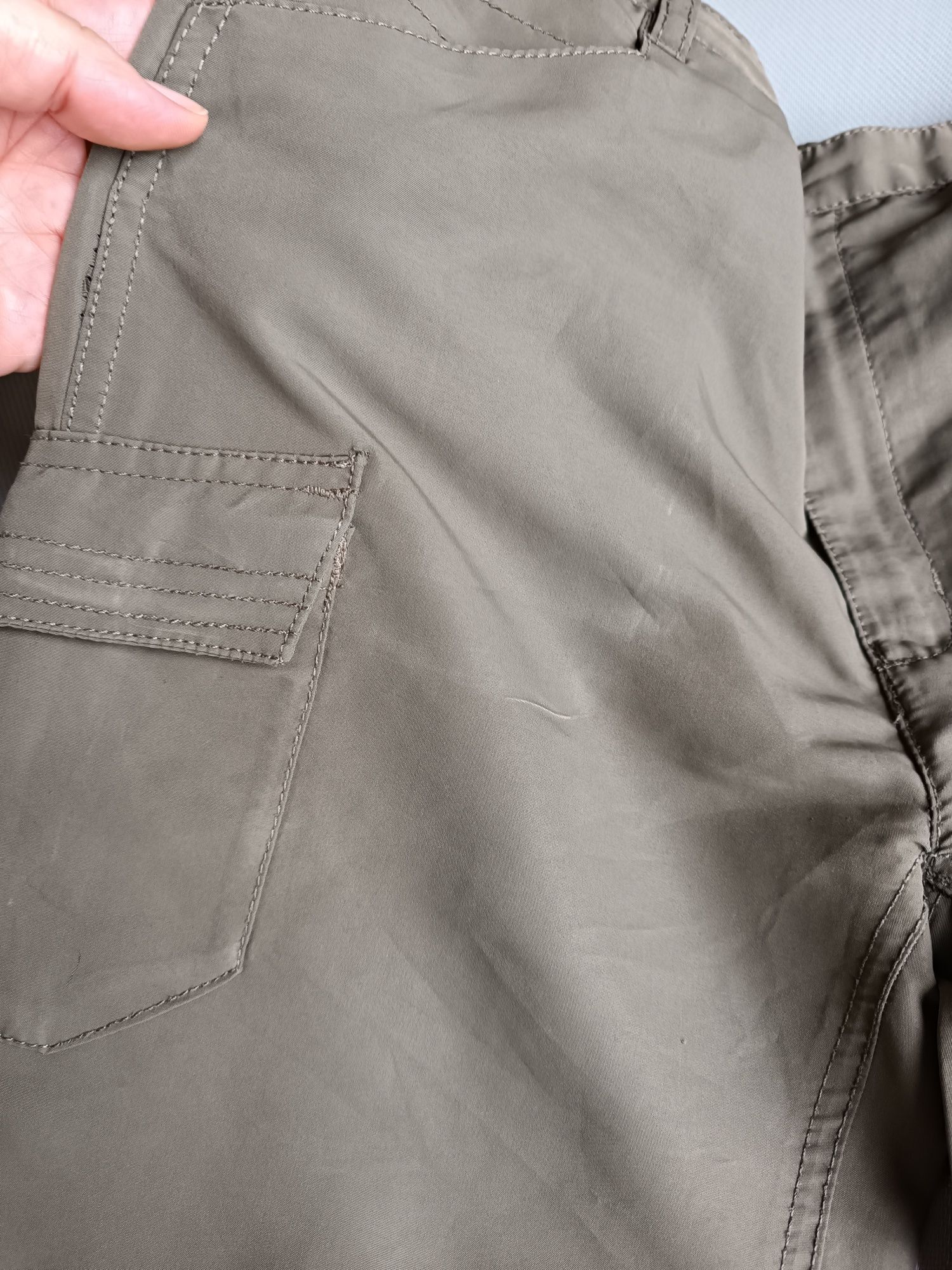 Regatta spodnie khaki 152 odpinane nogawki trekkingowe