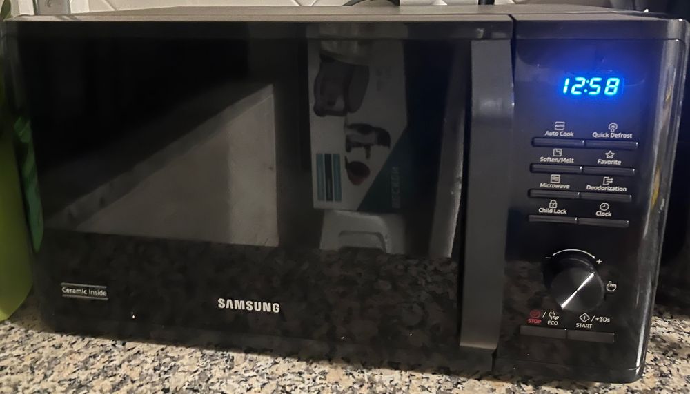 Microondas na garantia