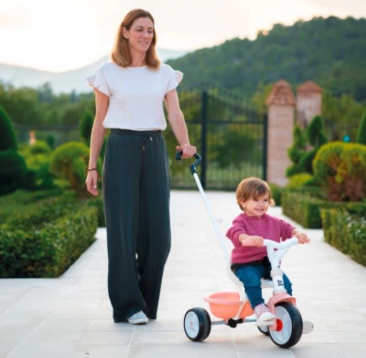 Дитячий велосипед з батьківською ручкою Smoby 2 в 1