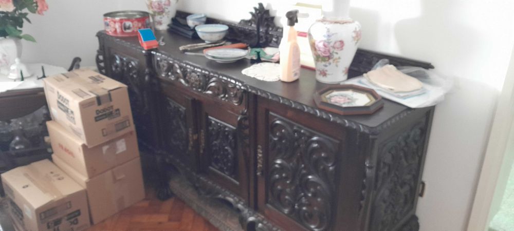 Mobília Sala Jantar anos 60 talhada à mão