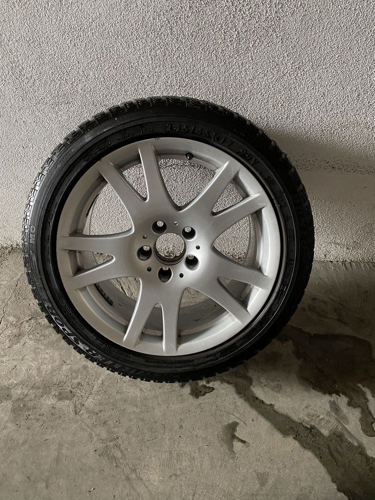 4 Jantes 5x112 originais Mercedes 17” com pneus