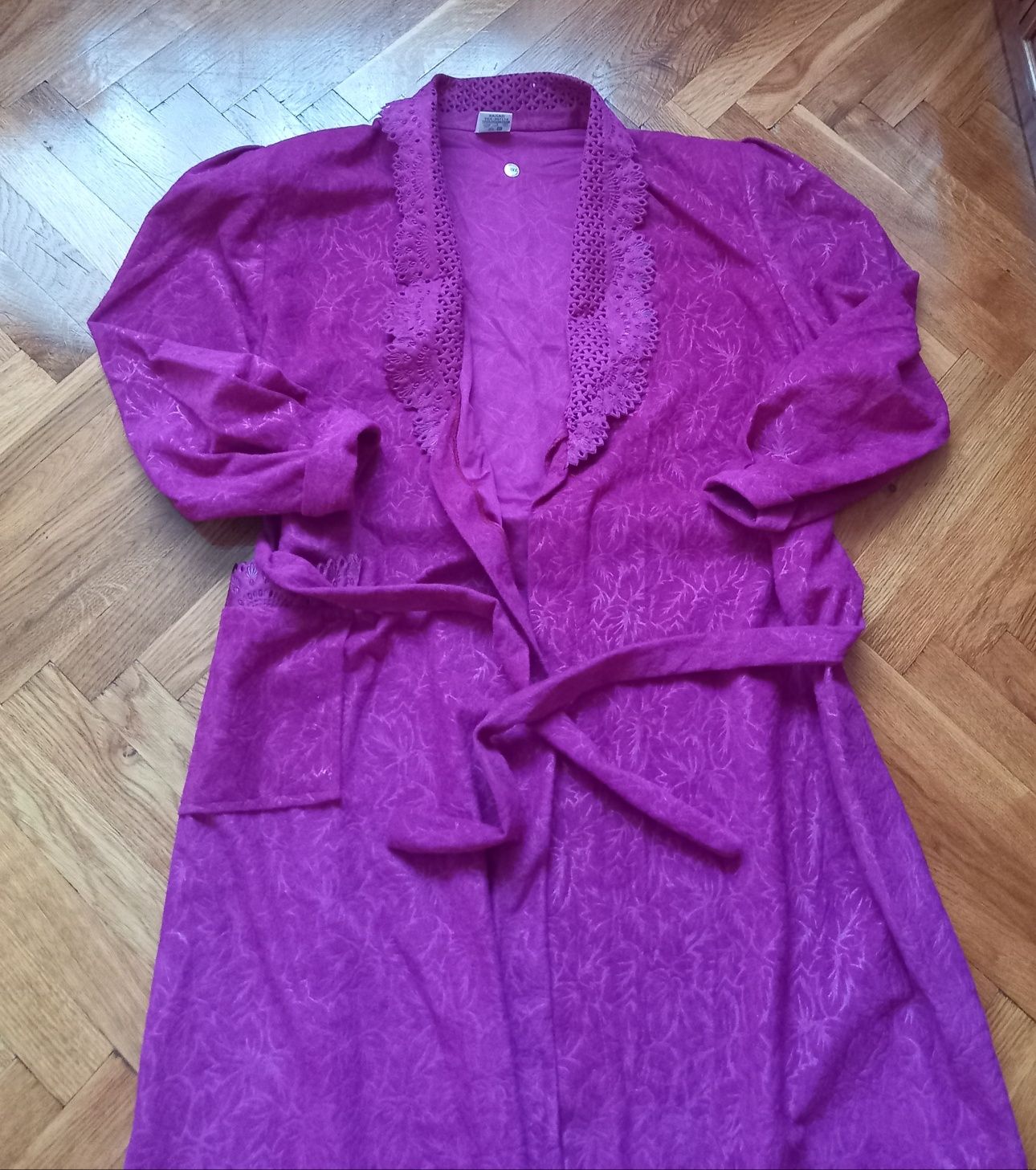Набір сорочка+халат (44-46), атлас, халат на запах (48-52)