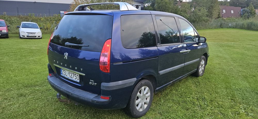 Peugeot 807 Skóra el.drzwi boczne klimatronik xenon Hak Długie Opłaty
