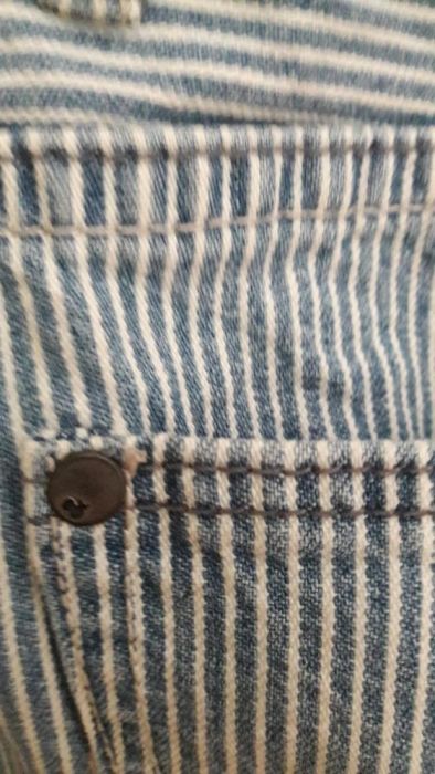 H & M nowe spodenki styl denim, szelki r 110 cm lub 4-5 lat