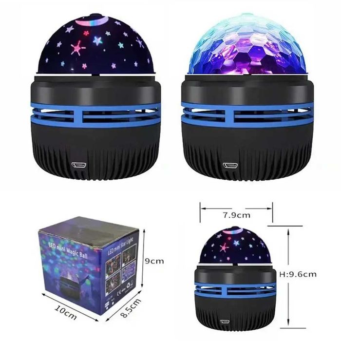 Projektor Star Galaxy - lampka nocna RGB do sypialni i pokoju gier