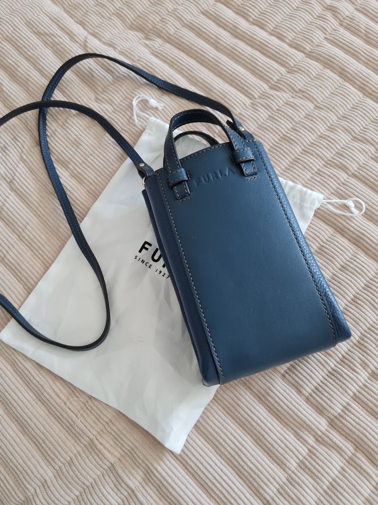 Bolsinha FURLA azul