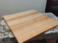 Blat do stołu jesionowy 80x80x4 cm. Lite drewno!