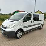 Opel Vivaro LONG 2.0CDTi Klima Webasto 6 Osób Brygadówka Hak 2009R Trafic Ładny