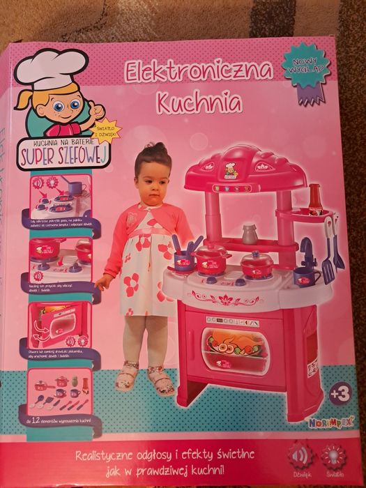 Elektroniczna kchenka dla dzieci, nieużywana,