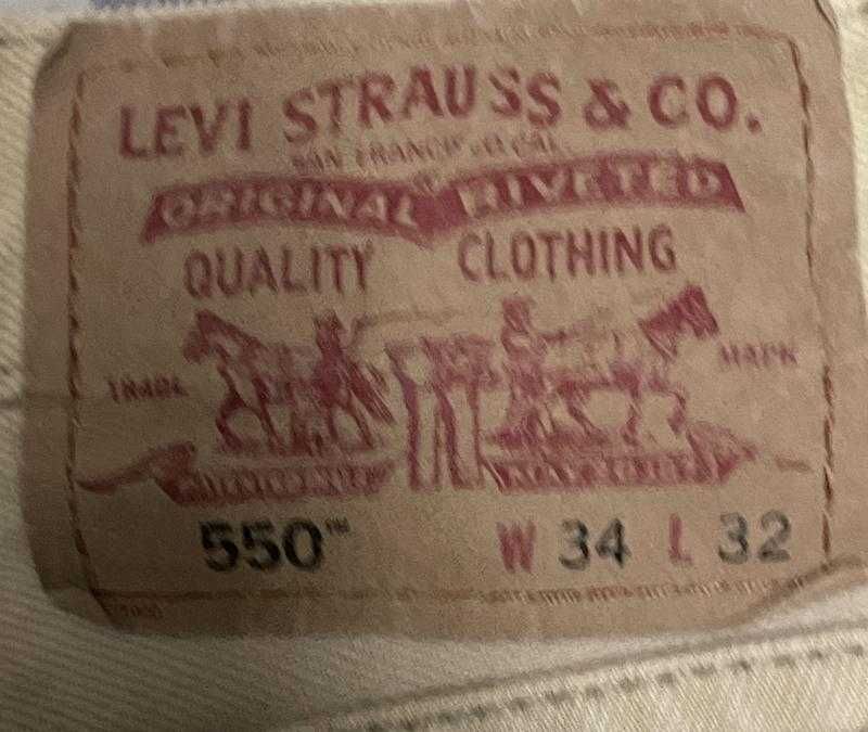 Levi’s 550 джинсы